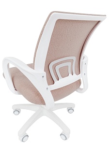 Детское компьютерное кресло CHAIRMAN KIDS 103 LT, ткань букле barni, зефир, пластик белый